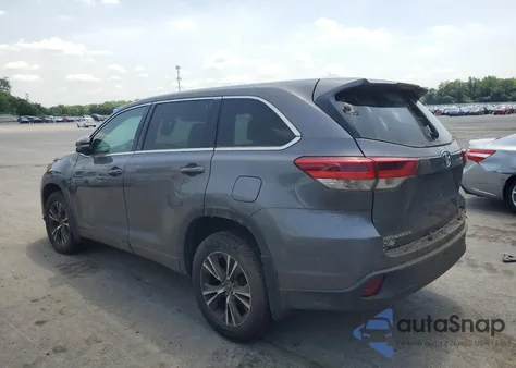 2018 Toyota Highlander Le from USA, damaged, VIN 5TDBZRFH3JS875040
